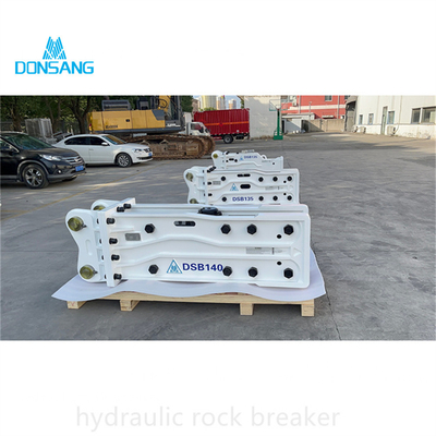Chisel 165mm Wide Hydraulic Hammer Breaker Box Type For 30 Ton 35 Ton 40 Ton Excavator