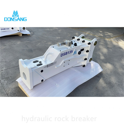 White 68Mm Chisel Diameter Hydraulic Rock Breaker 4.8-8.0 Ton Excavator Hydraulic Jack Hammer