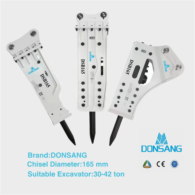 SOOSAN SB131 Hydraulic Hammer Breaker DSB165 With Chisel 165mm For 30 Ton 40 Ton Excavator